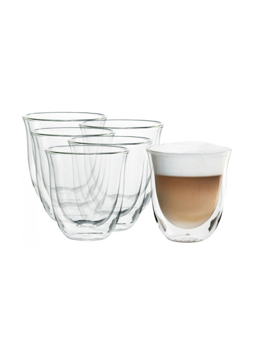 Набор стаканов Delonghi dlsc301 cappuccino 190 ml (6 шт) (148840751)