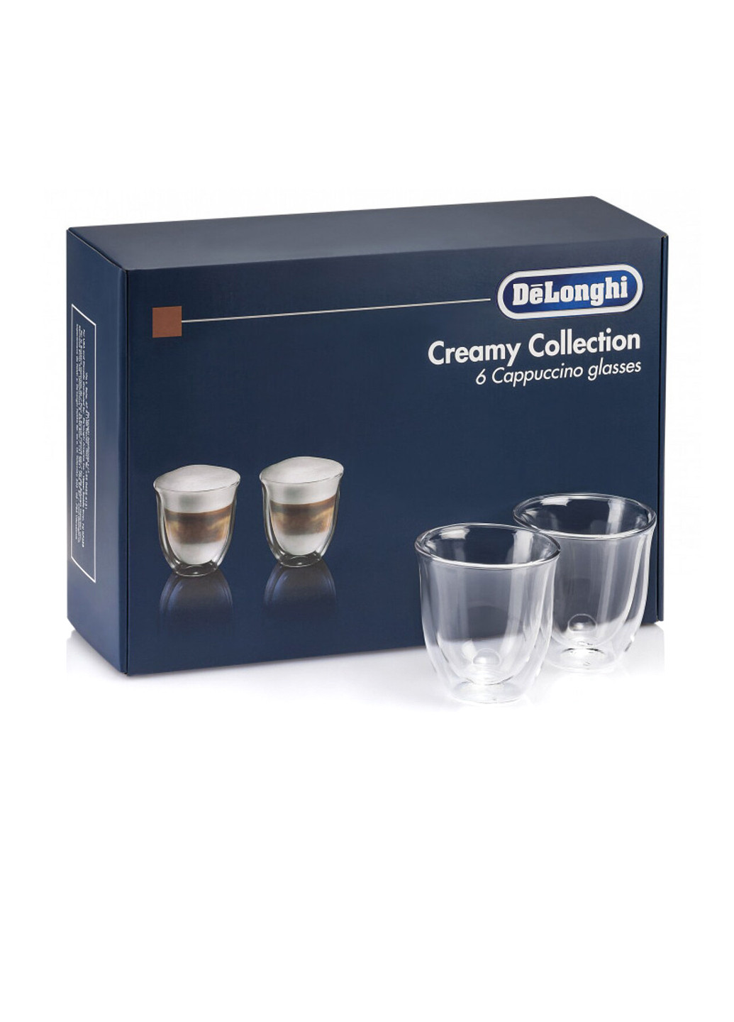 Набор стаканов Delonghi dlsc301 cappuccino 190 ml (6 шт) (148840751)