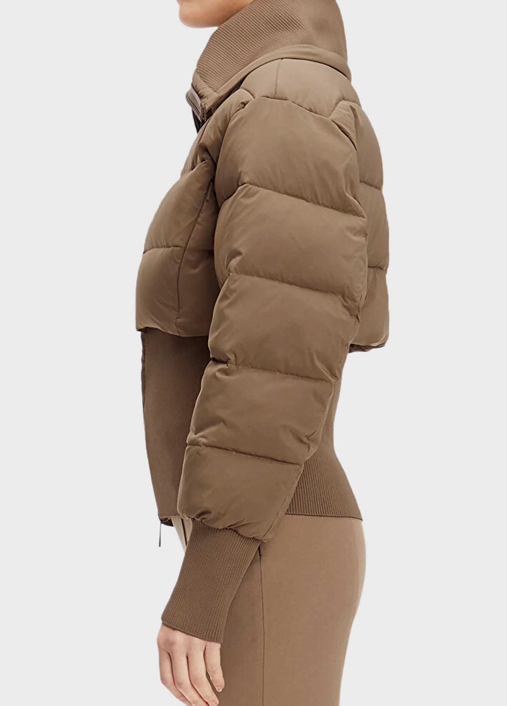 Коричневая зимняя куртка Calvin Klein