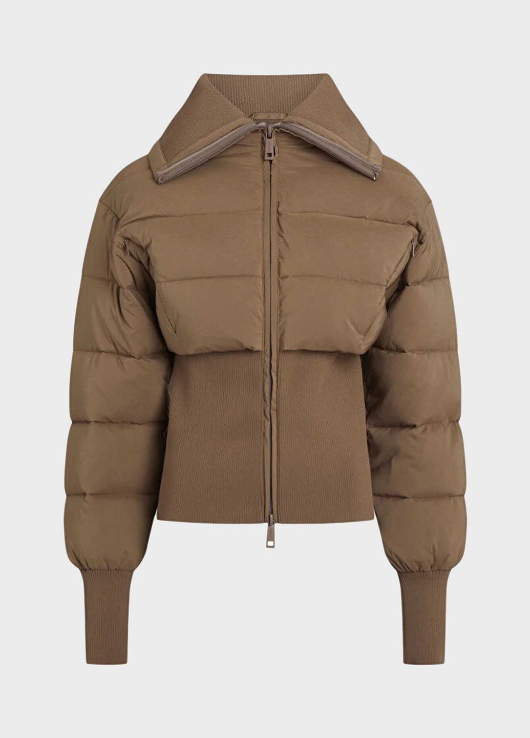 Коричневая зимняя куртка Calvin Klein