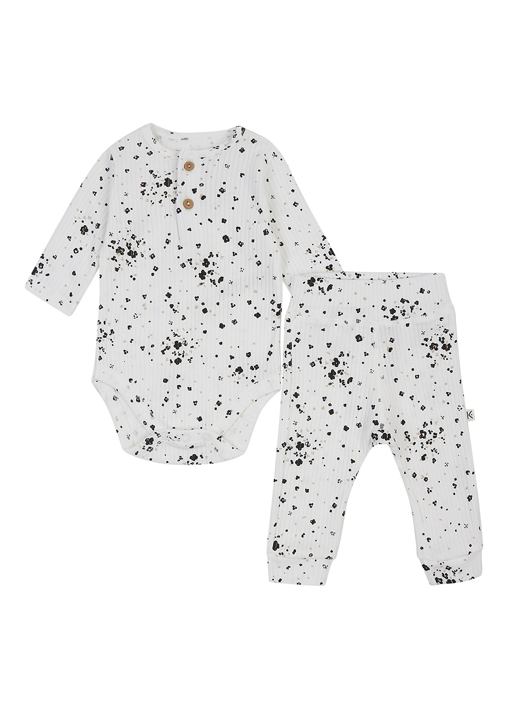 Молочный демисезонный комплект (боди, штаны) KRAKO