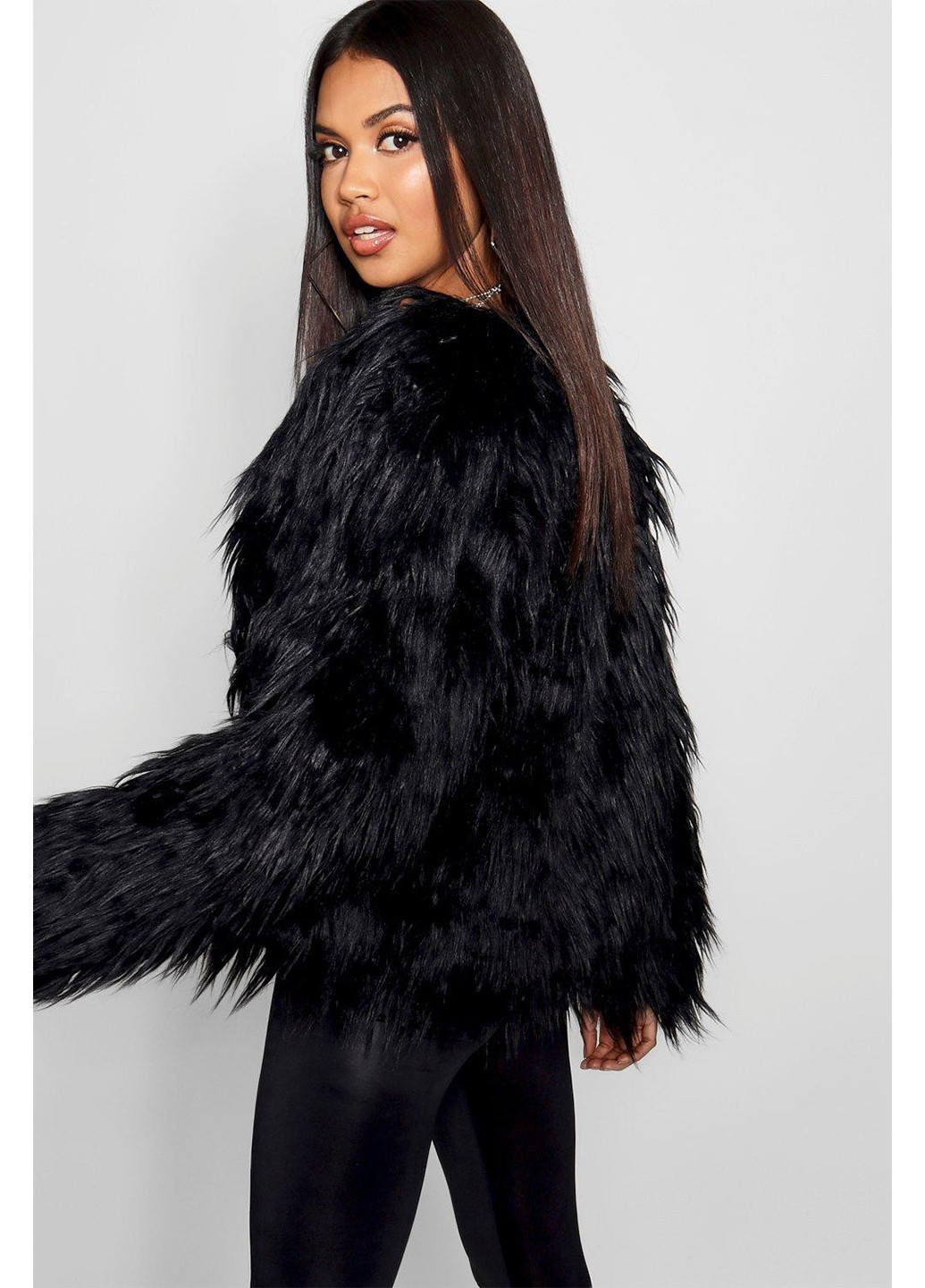 Чорна демісезонна куртка Boohoo