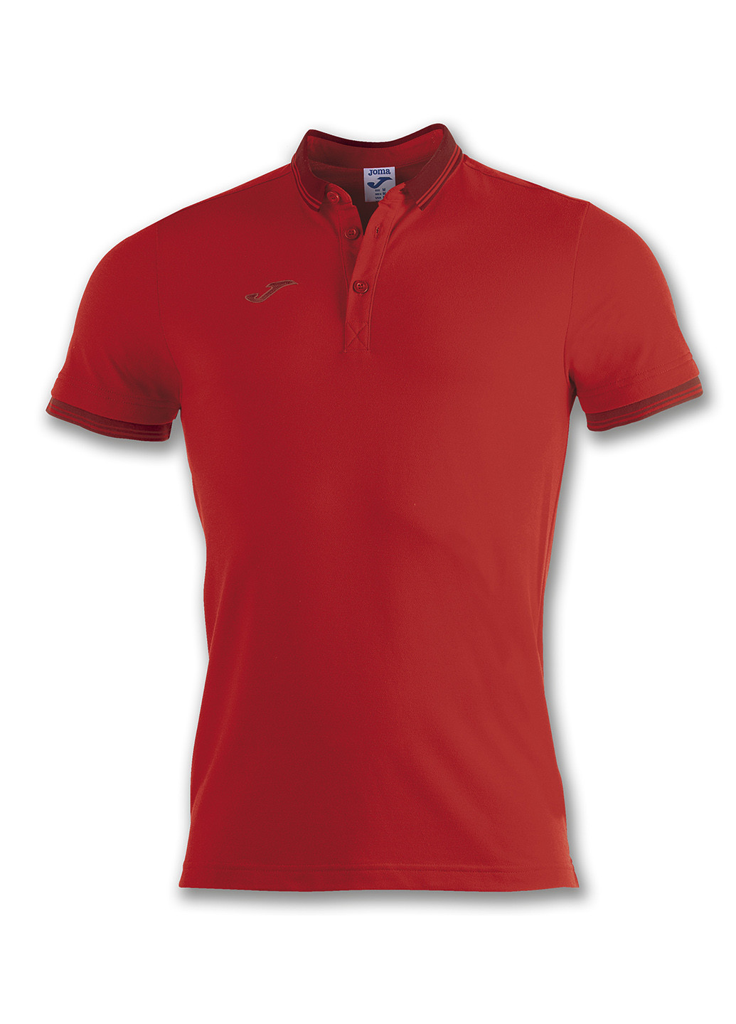 Красная футболка-поло для мужчин Joma однотонная