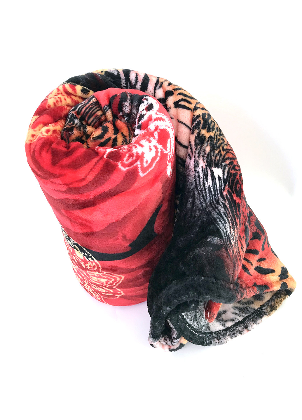 Плед мікрофібра пухнатий і густий, 170*250см "Червона троянда" Mulberry-Home (197278695)