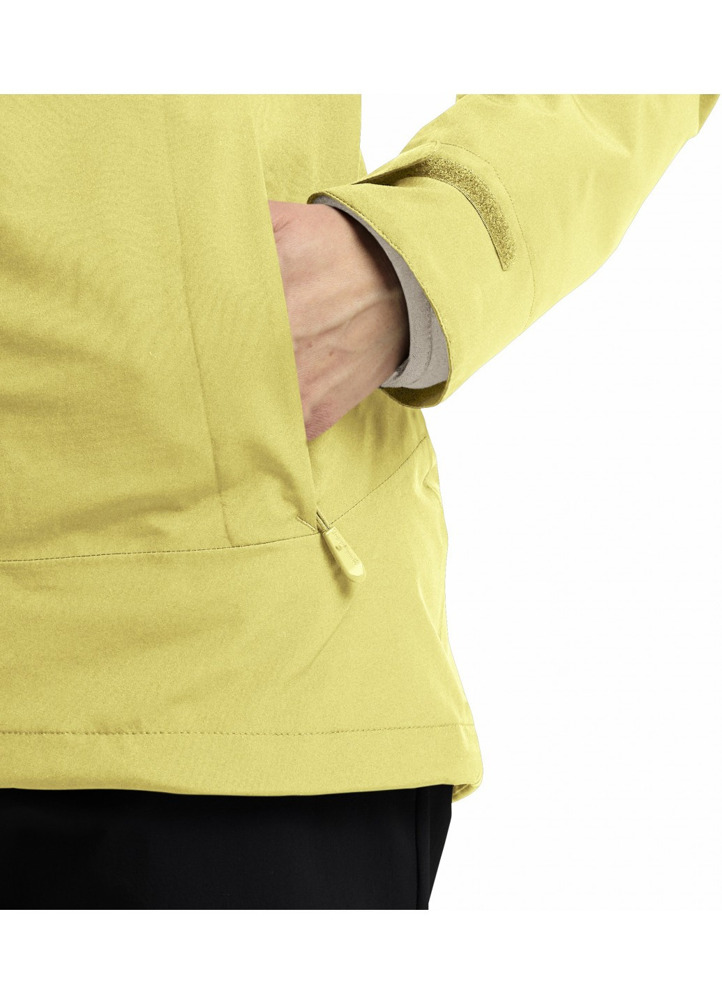 Гірчична демісезонна куртка куртка-трансформер Jack Wolfskin 1115621_M0064