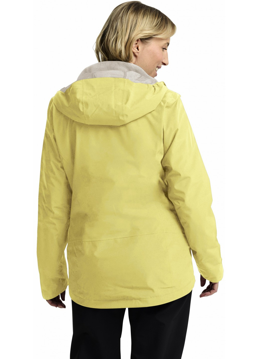 Гірчична демісезонна куртка куртка-трансформер Jack Wolfskin 1115621_M0064