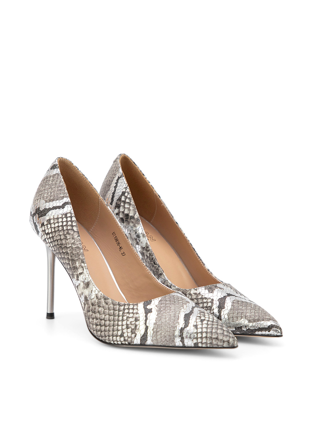 Respect Туфлі туфлі-човники сірий з натуральна шкіра, україна — демісезон (306619577)