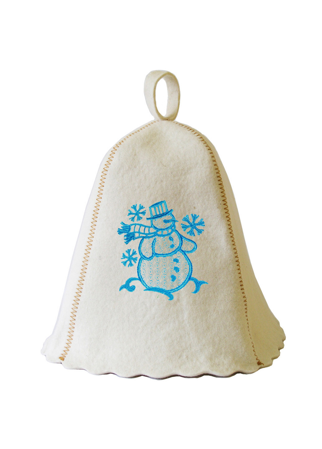 Банная шапка "Снеговик" Luxyart (189142637)