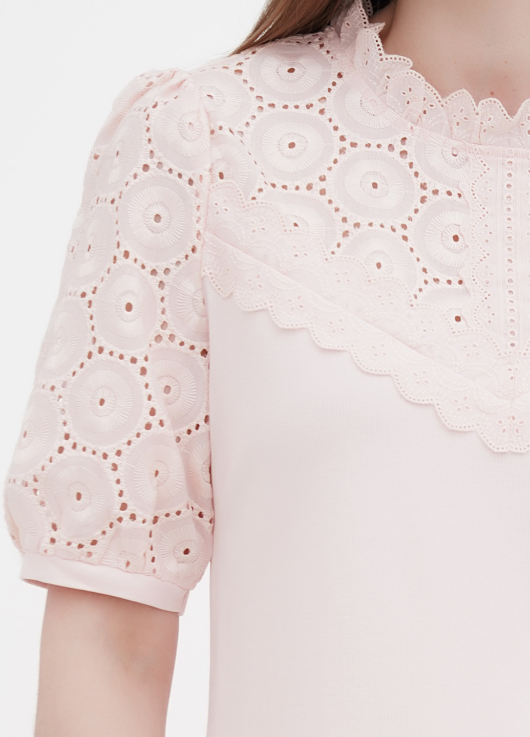 Светло-розовая летняя блуза Orsay