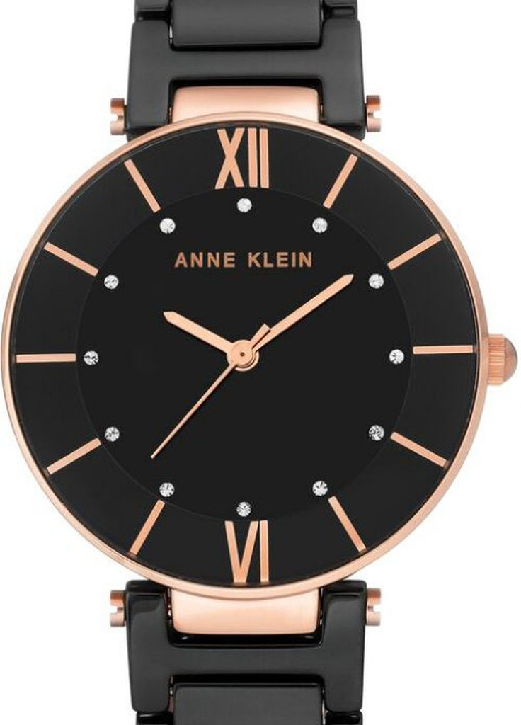 Часы AK/3266BKRG кварцевые fashion Anne Klein (253007562)