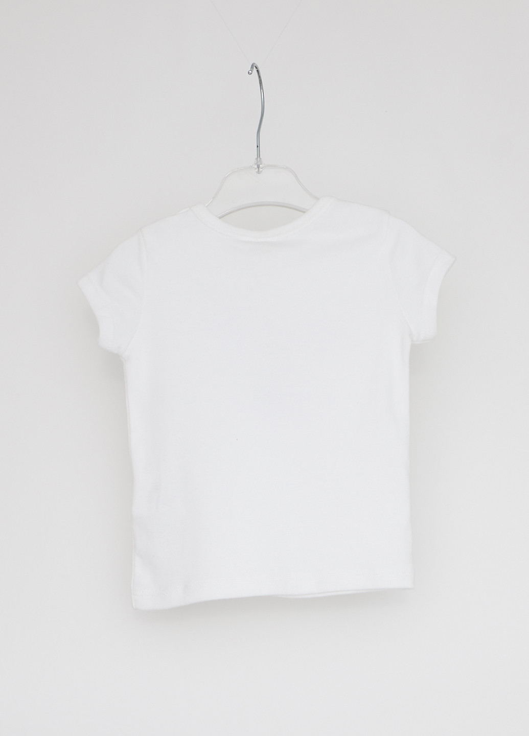 Белая летняя футболка с коротким рукавом United Colors of Benetton