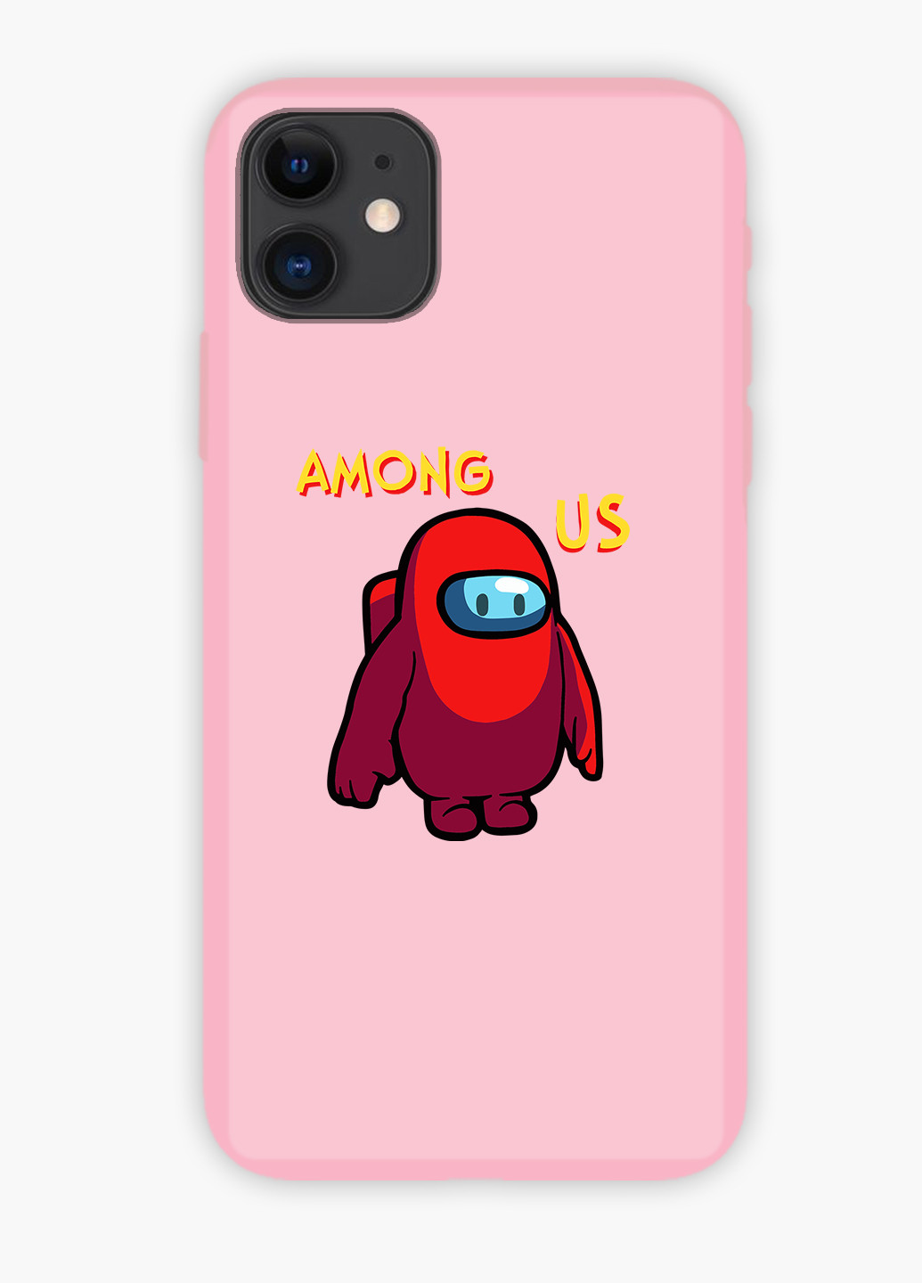 Чохол силіконовий Apple Iphone 7 Амонг Ас Червоний (Among Us Red) (17361-2411) MobiPrint (219565635)