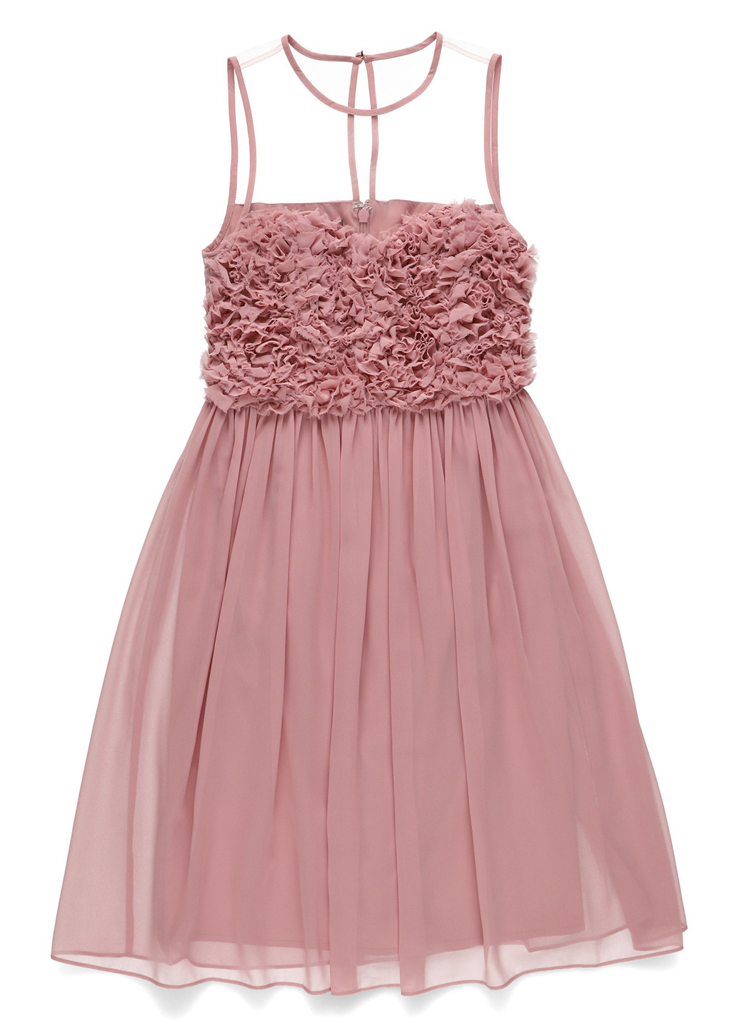 Рожево-лілова коктейльна, вечірня сукня з пишною спідницею Apart однотонна