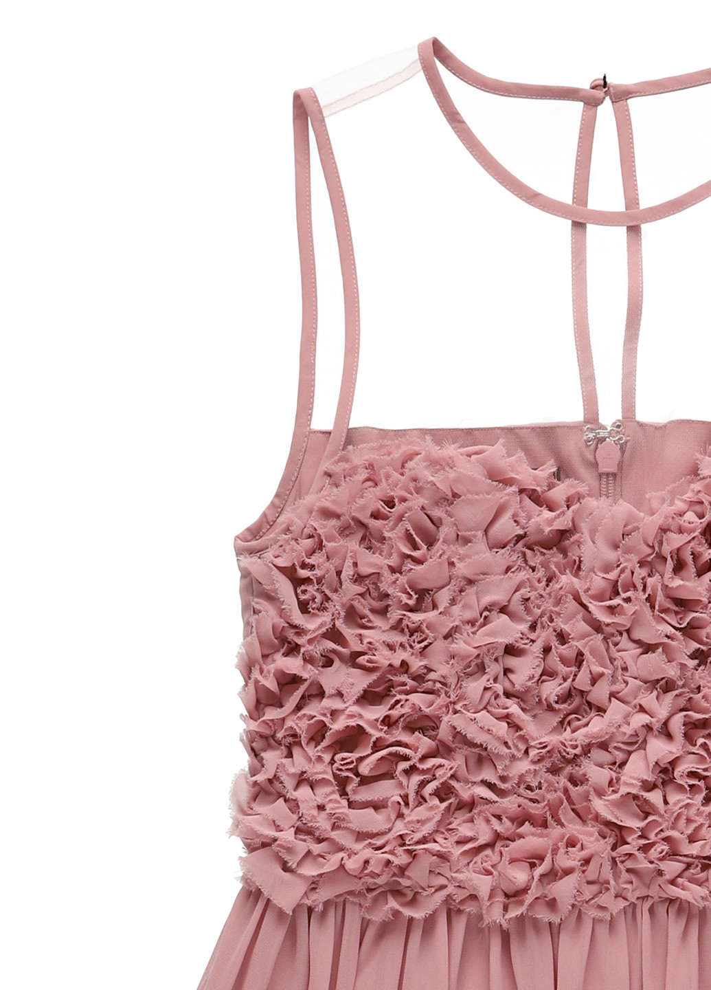 Рожево-лілова коктейльна, вечірня сукня з пишною спідницею Apart однотонна