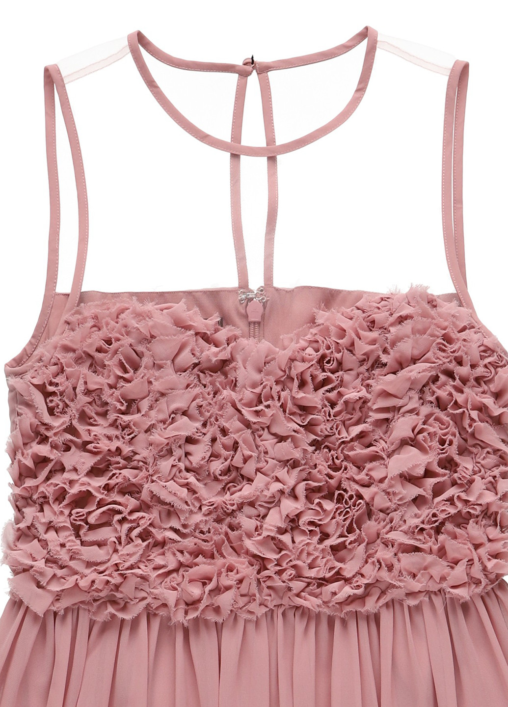 Рожево-лілова коктейльна, вечірня сукня з пишною спідницею Apart однотонна