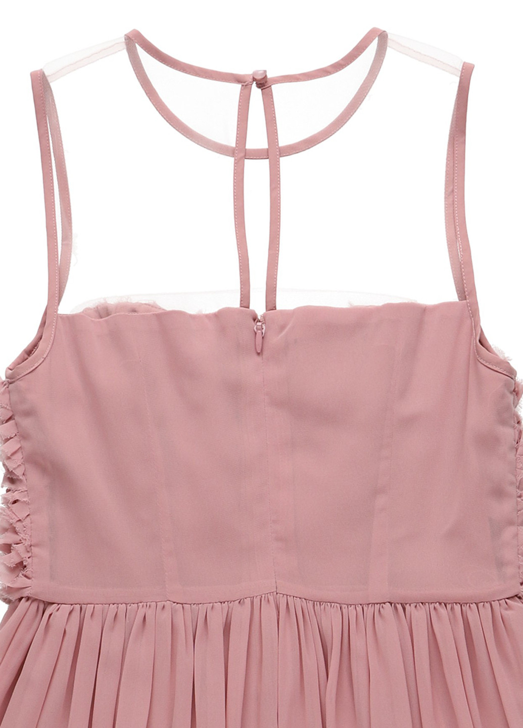 Рожево-лілова коктейльна, вечірня сукня з пишною спідницею Apart однотонна