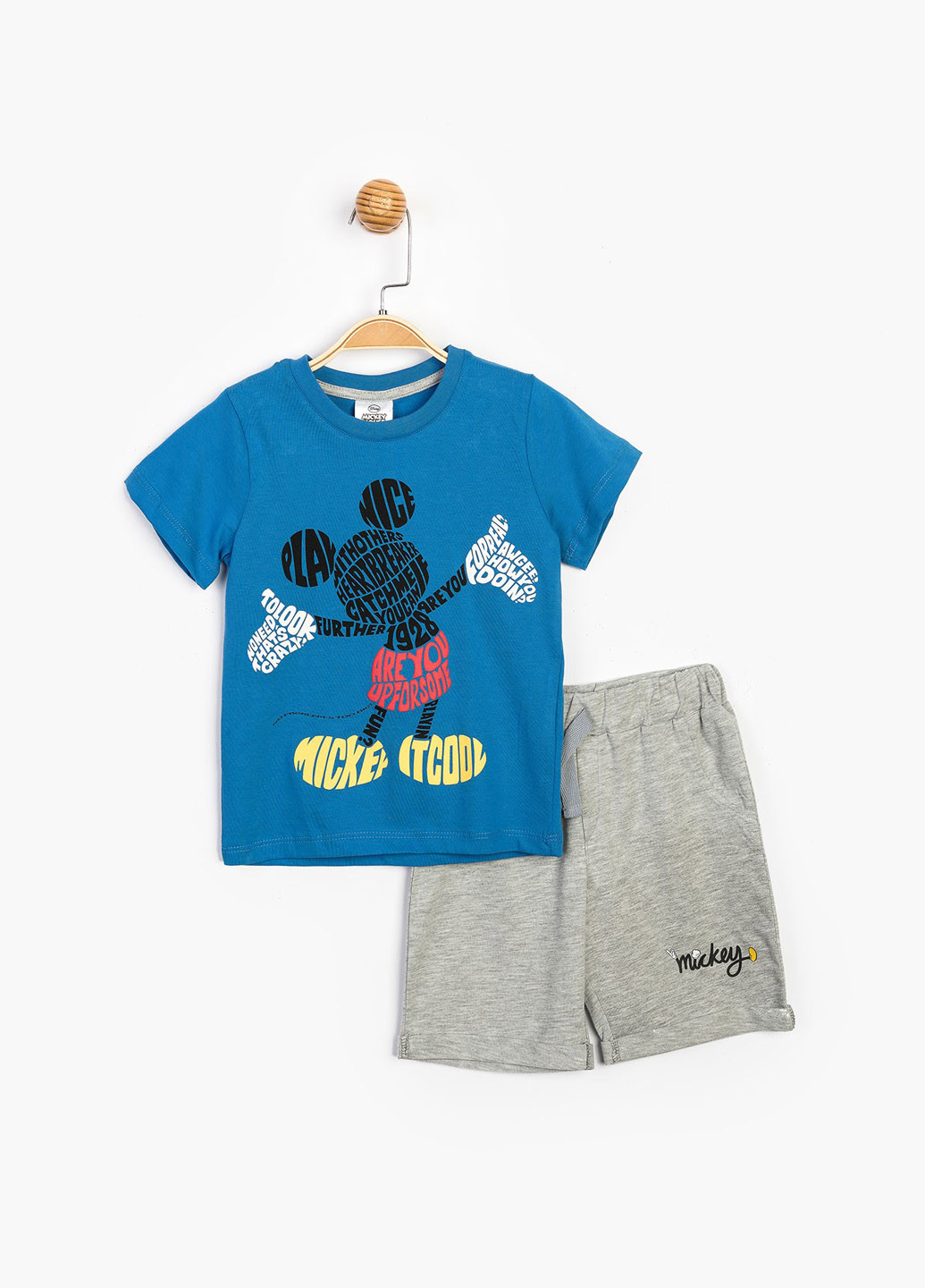 Комбінований демісезонний костюм (футболка, шорти) Disney