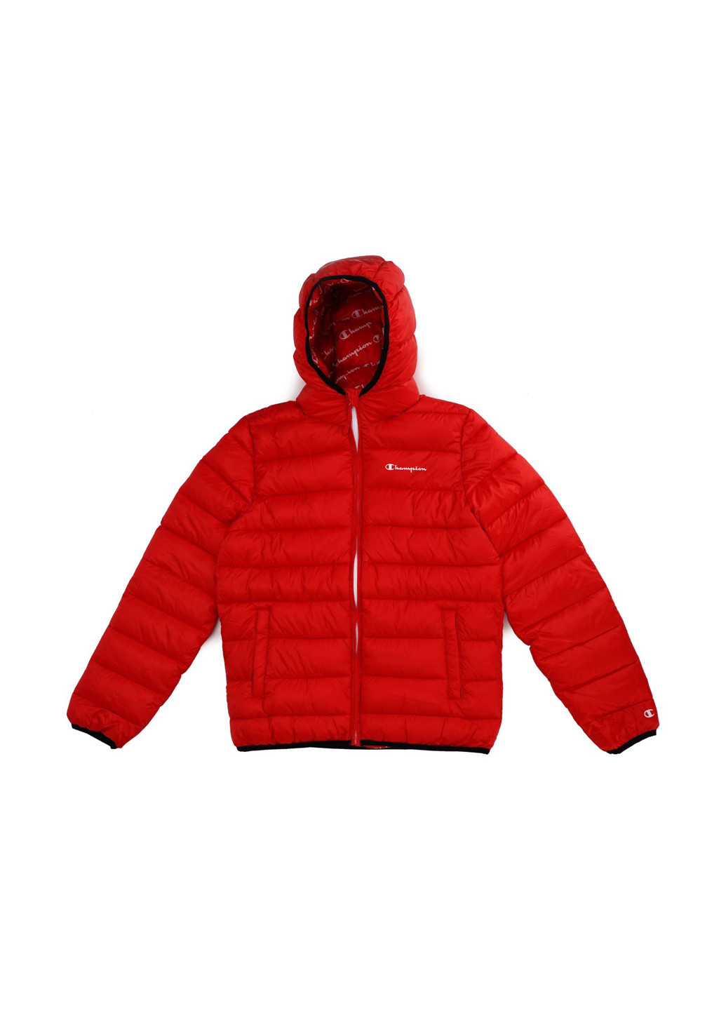 Красная демисезонная куртка Champion Hooded Jacket