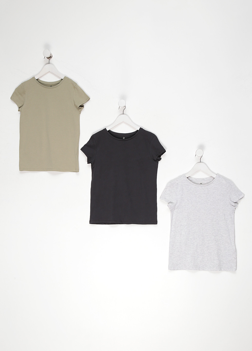 Комбінована літня футболка (3 шт.) H&M