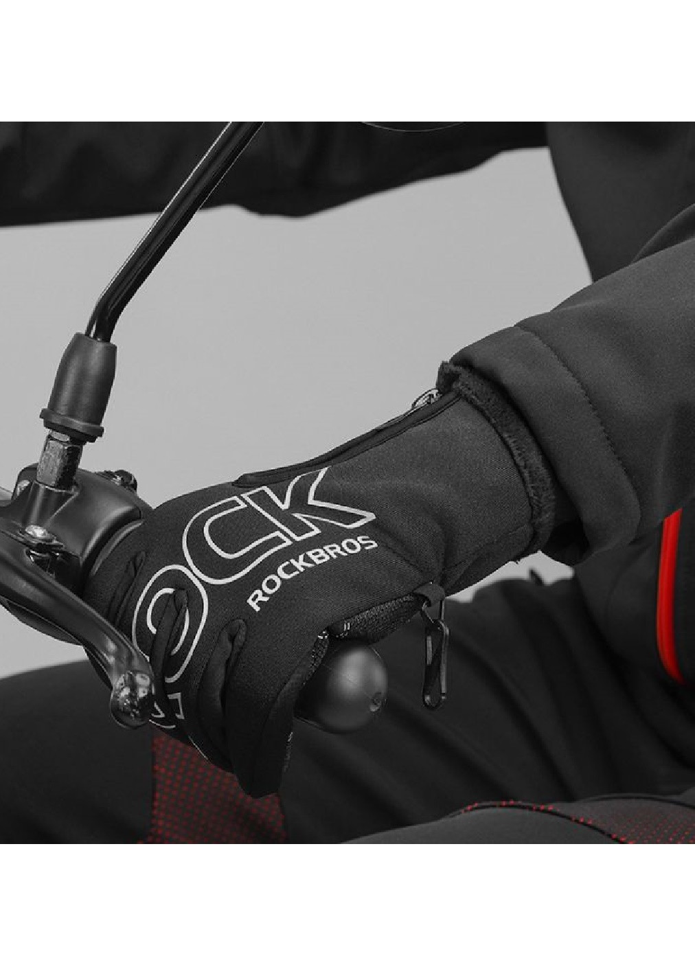 Зимние непродуваемые велосипедные лыжные перчатки спортивные сенсорные (472777-Prob) М Чёрные Francesco Marconi (250351203)