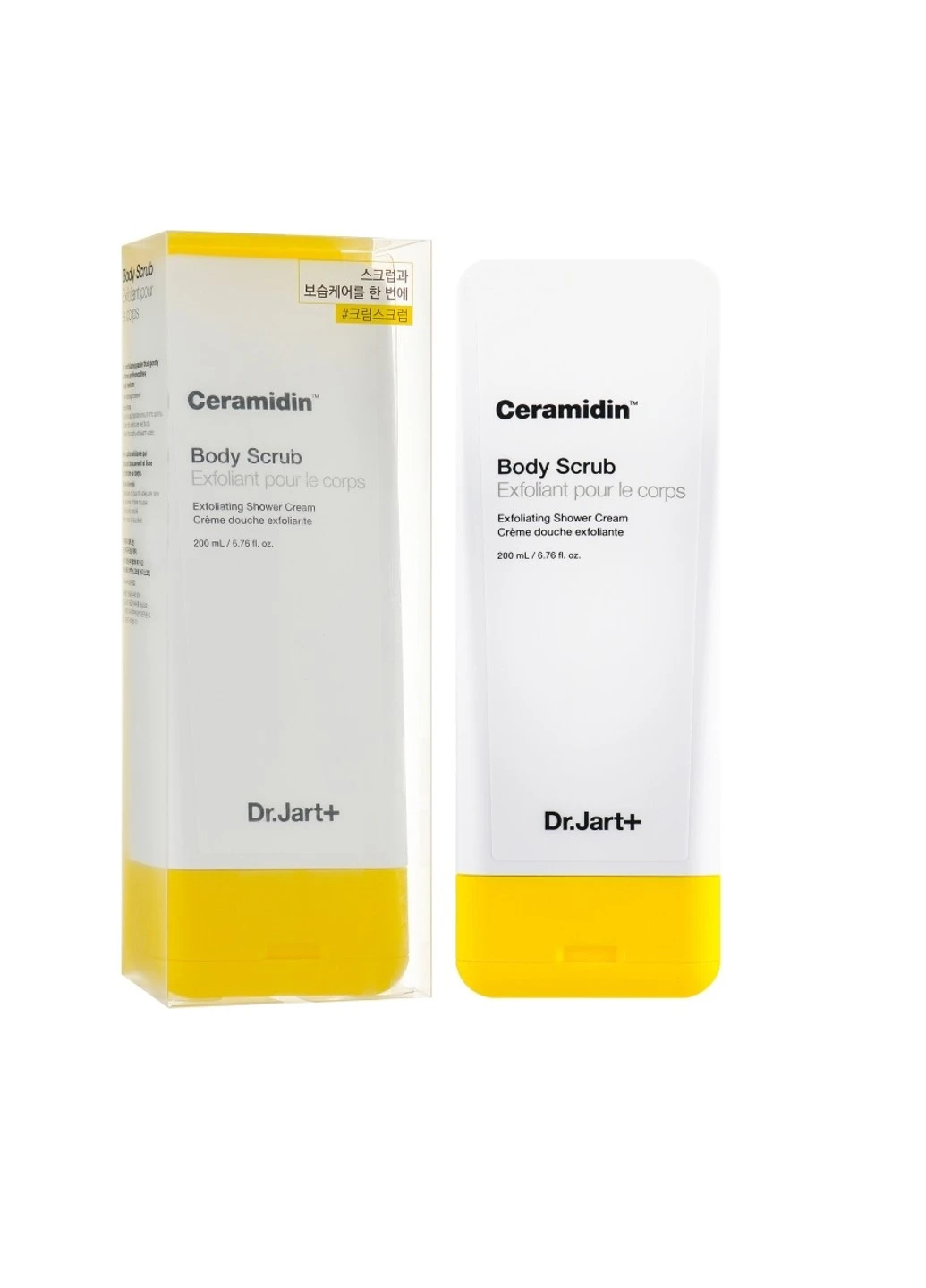 Ухаживающий скраб для тела с керамидами Ceramidin Body Scrub Dr.Jart 200 мл Dr. Jart (253329592)