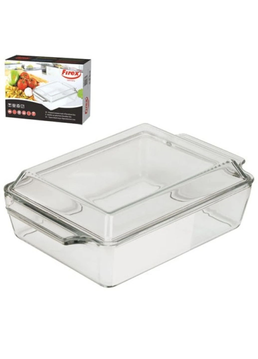 Каструля для запікання Firex 236737 2 л No Brand (253628081)