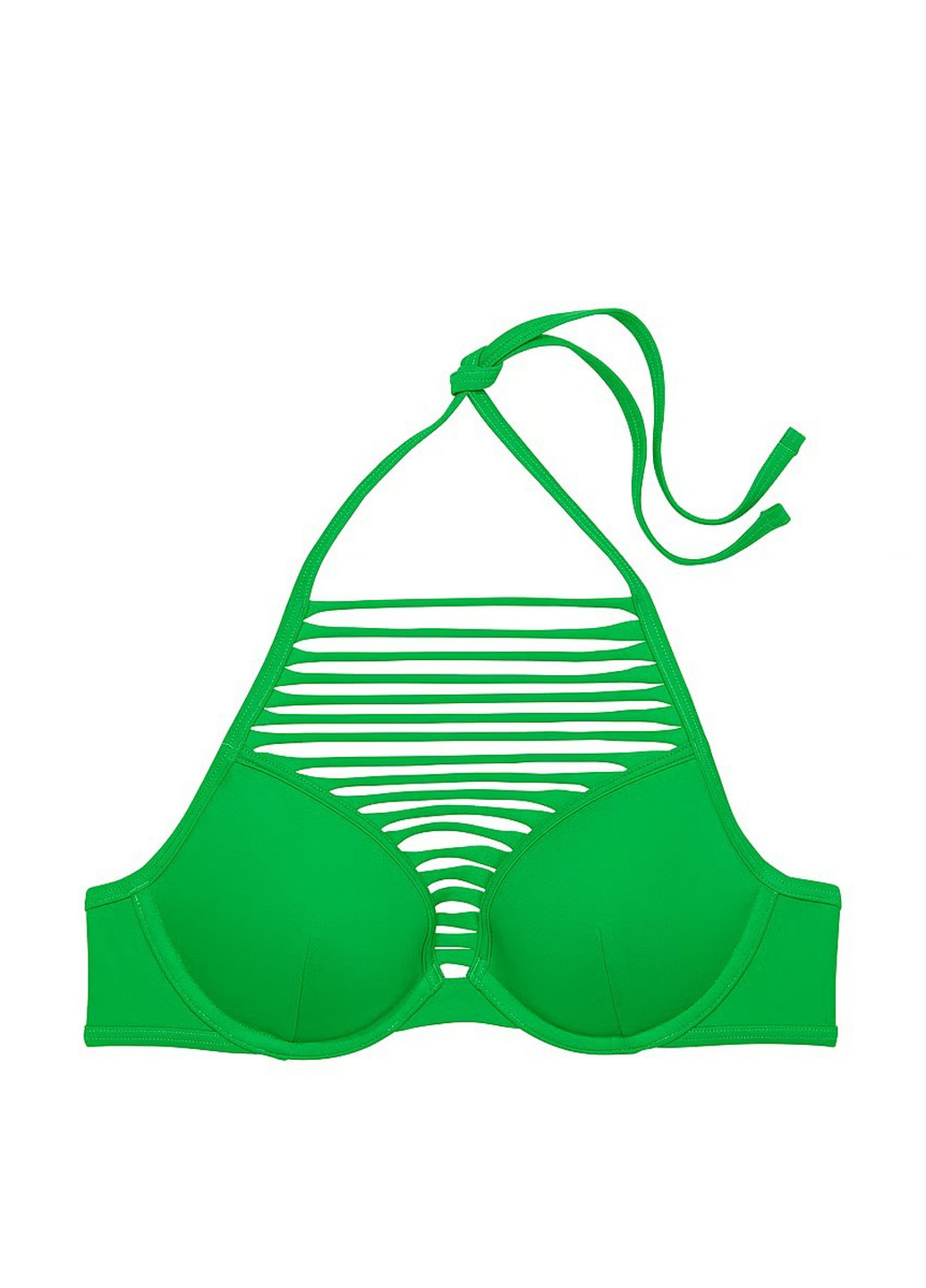 Зелений літній купальник (ліф, трусики) халтер, роздільний Victoria's Secret