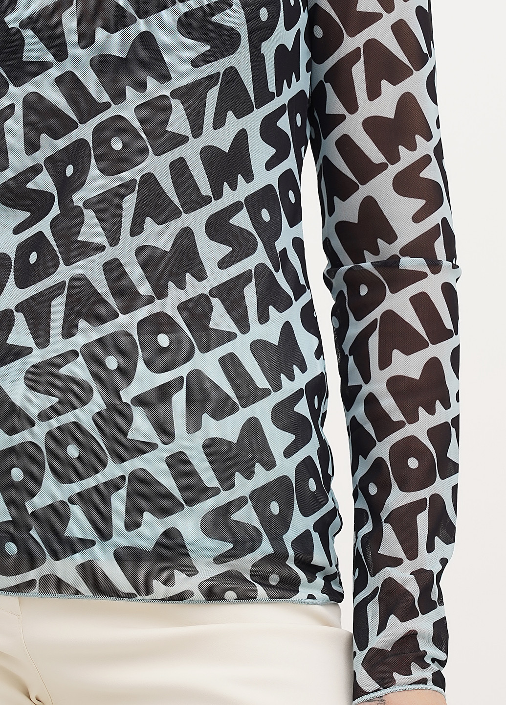 Голубая блуза Sportalm