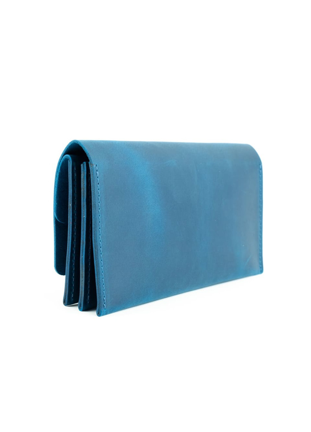Шкіряний портмоне гаманець Space синій вінтажний Kozhanty (252315362)