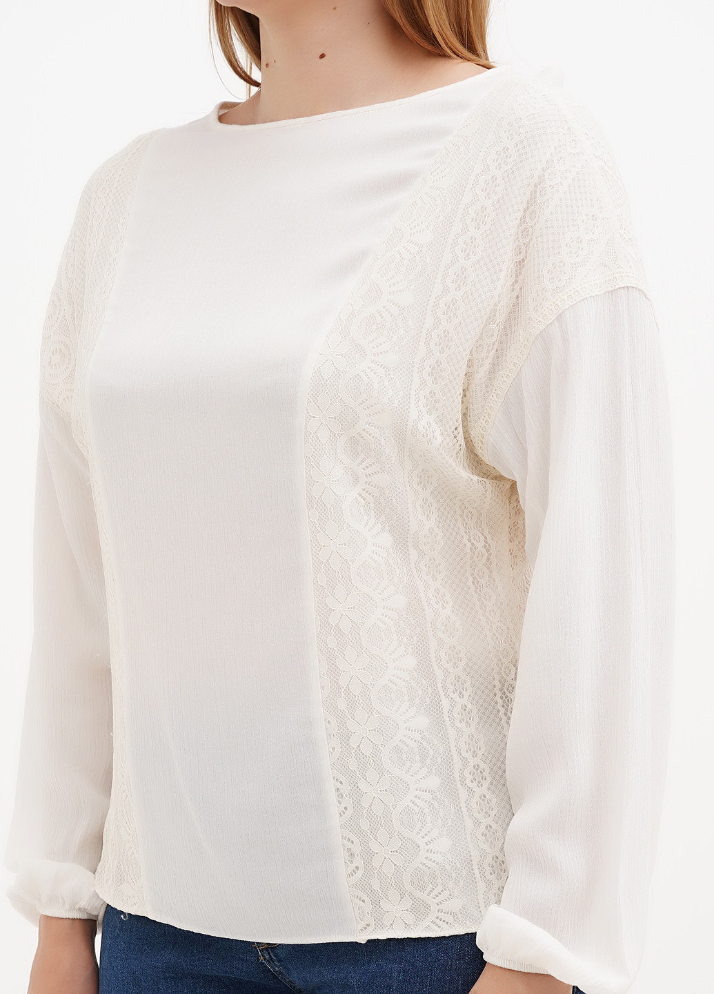 Молочная блуза Sassofono Club