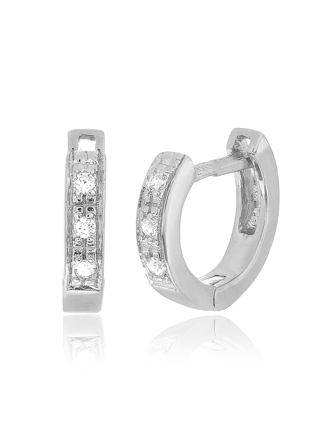 Серебряные серьги с фианитами с2ф/183 Silvex925 (201168848)