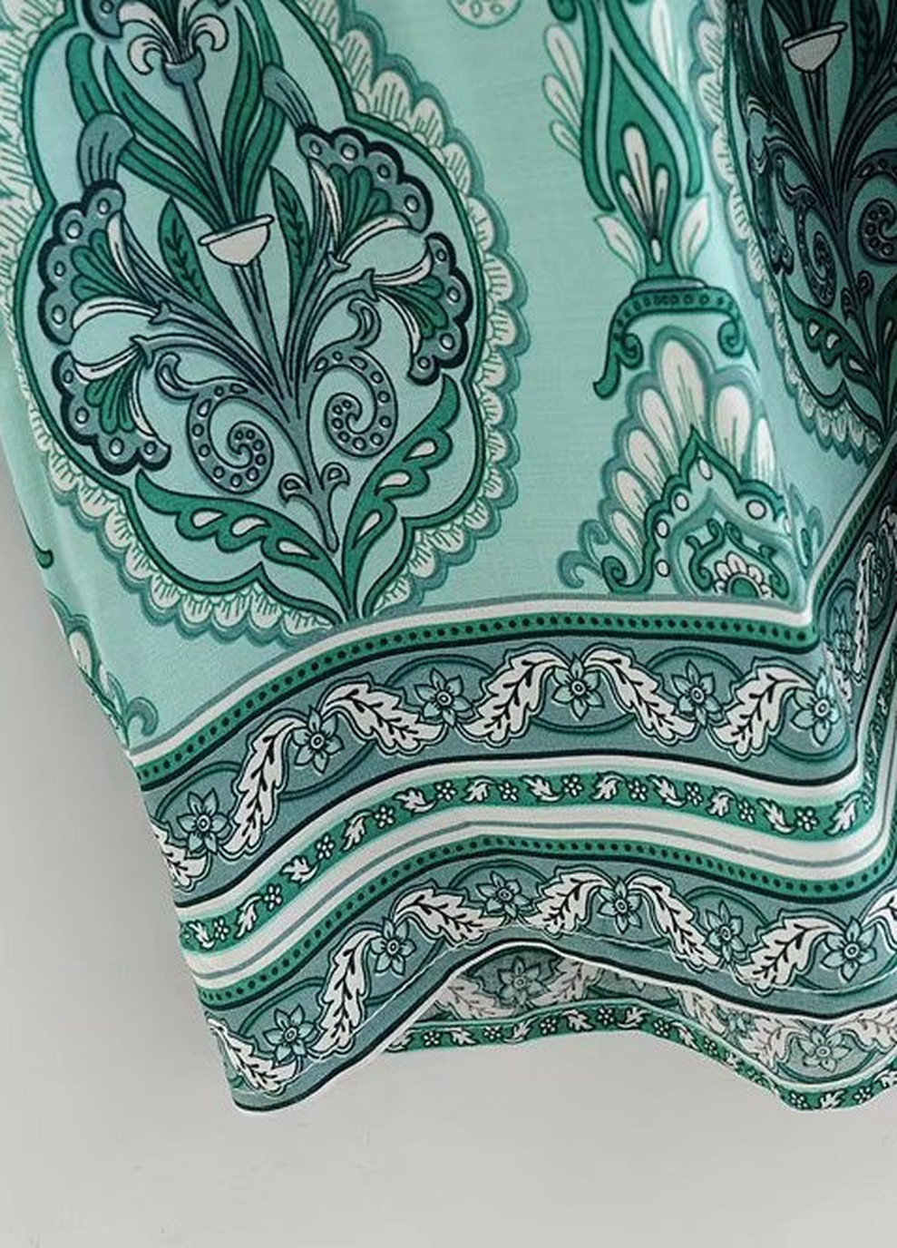 Сарафан жіночий з контрастним візерунком Green Berni Fashion wf-9971 (231253854)