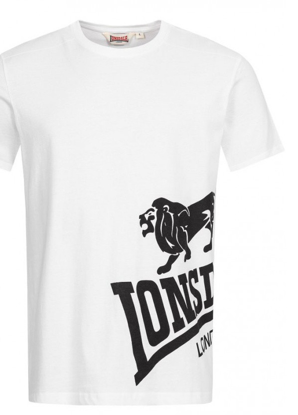 Белая футболка Lonsdale DEREHAM