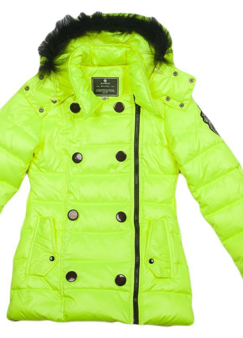 Салатовая зимняя куртка Puledro