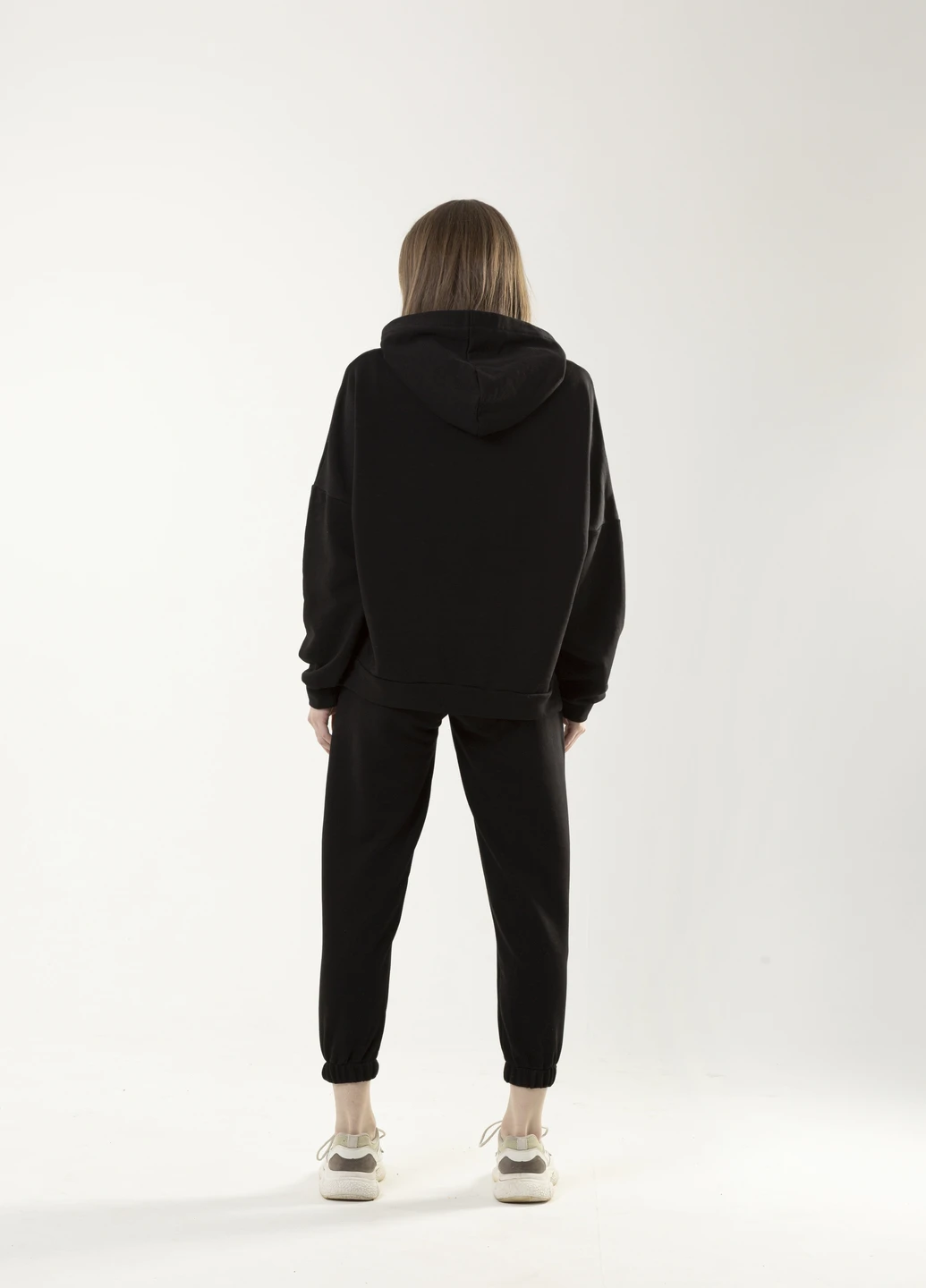 Худі жіноче "Slit" Oversize чорний Intruder (229691490)