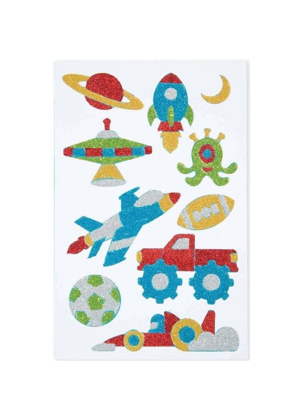 Набір для творчості Об'ємні блискучі наклейки Пригода (MD19501) Melissa&Doug (254067080)