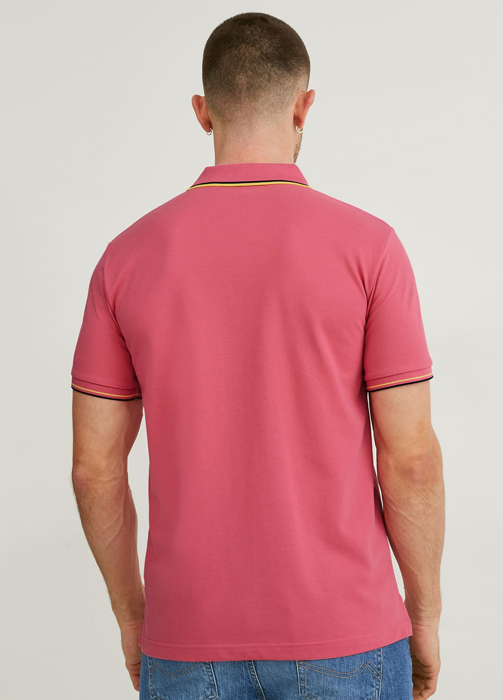 Розовая футболка-футболка для мужчин C&A с рисунком