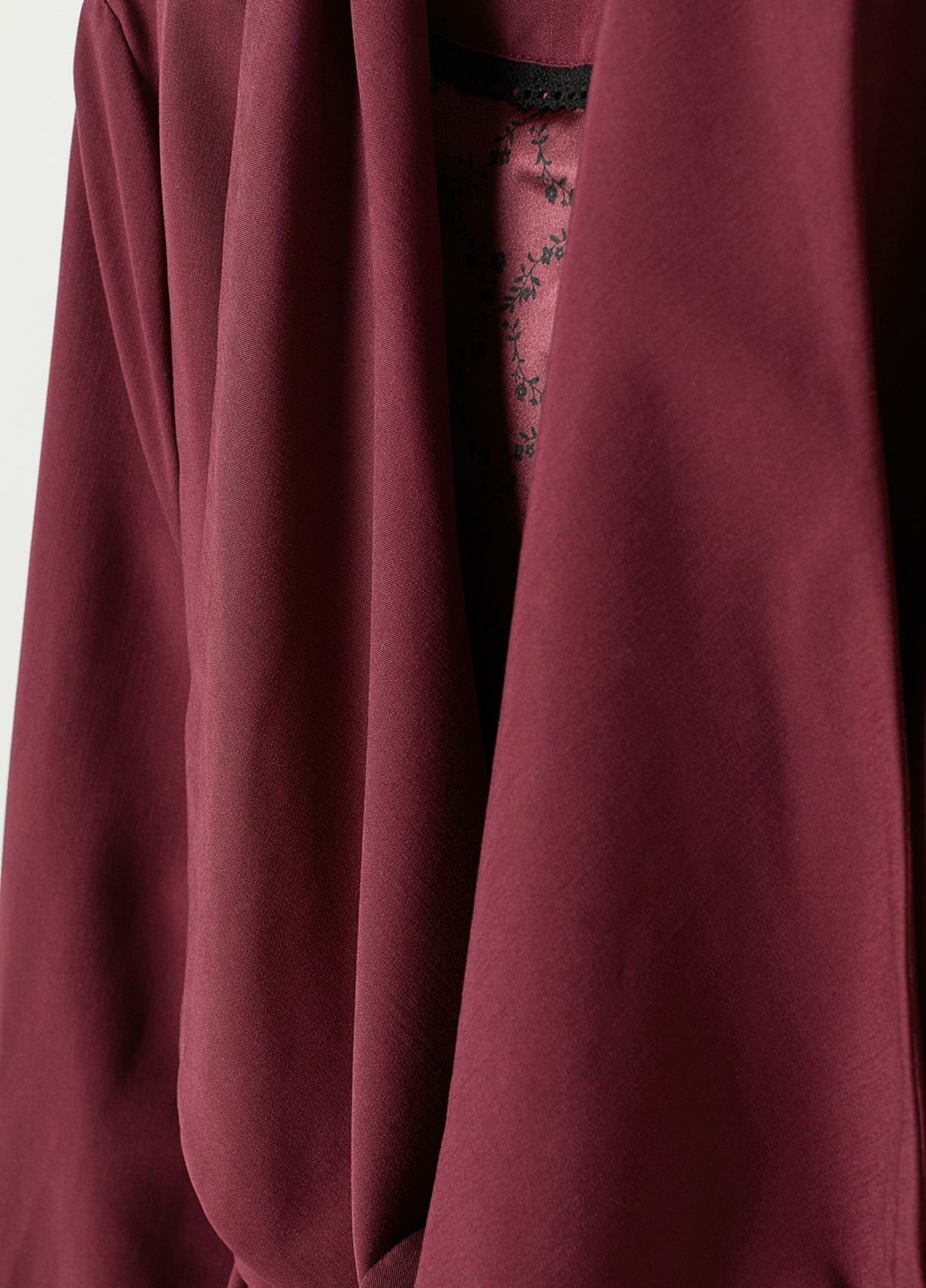 Бордове Кежуал напівпальто H&M однотонне