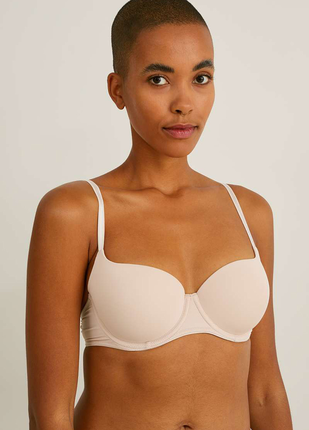 Бежевий корбей бюстгальтер (2 шт.) C&A з кісточками поліамід