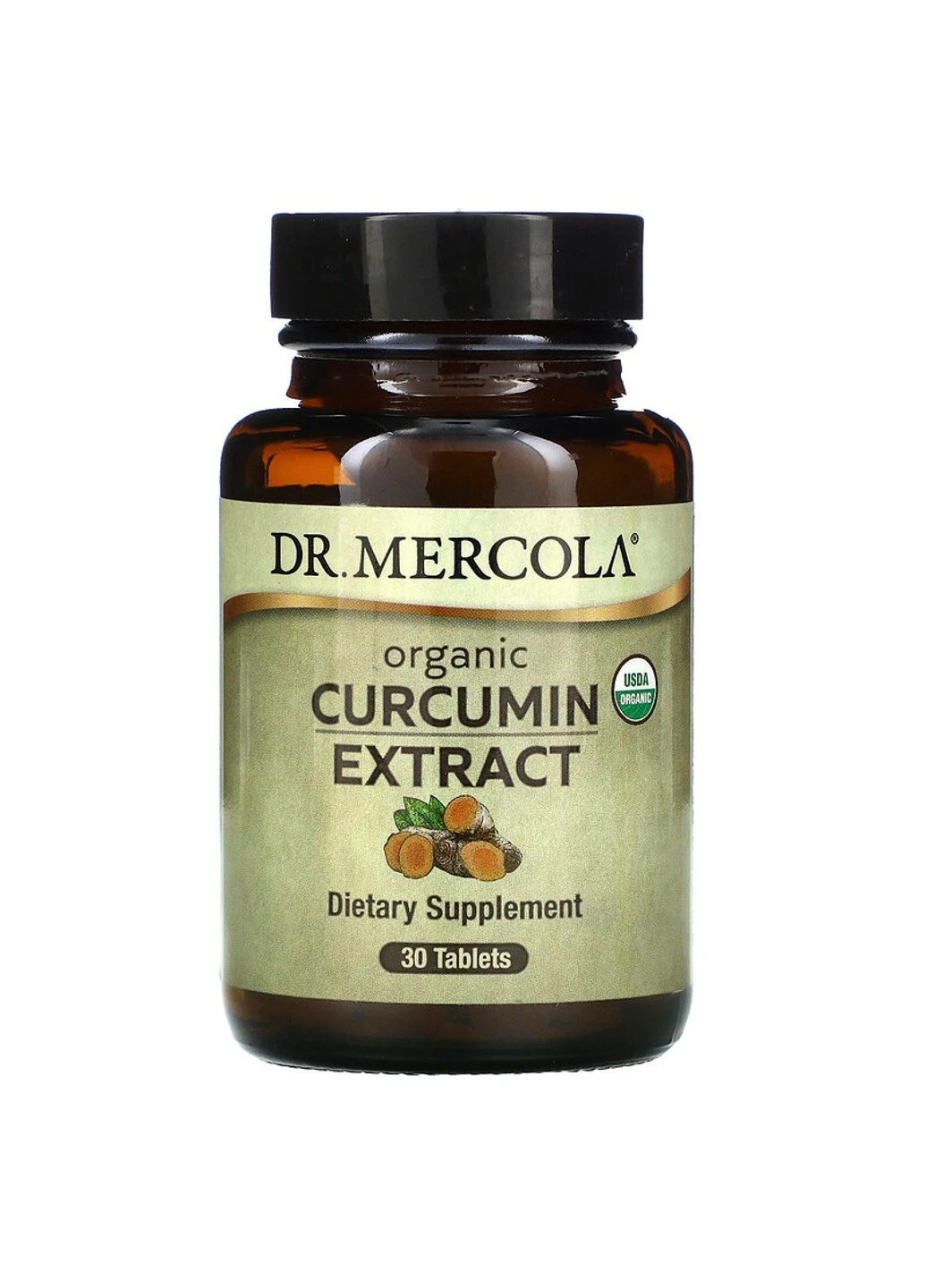 Куркумін органічний екстракт, Organic Curcumin Extract,, 30 таблеток Dr. Mercola (255409074)