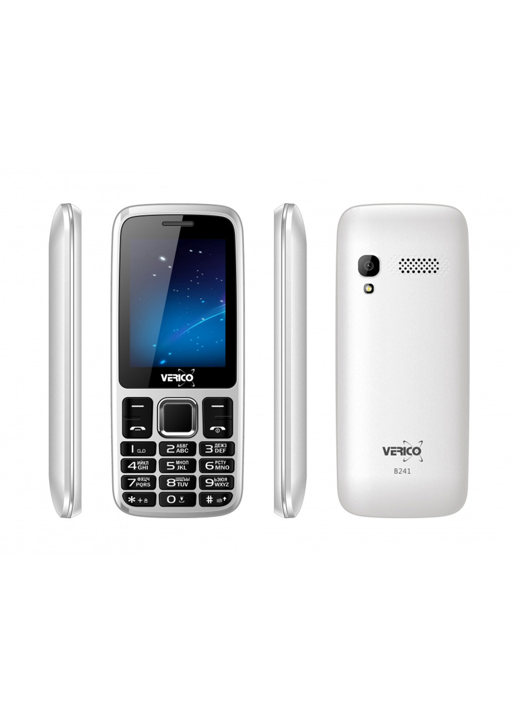 Мобильный телефон B241 White Verico verico b241 white (132824472)