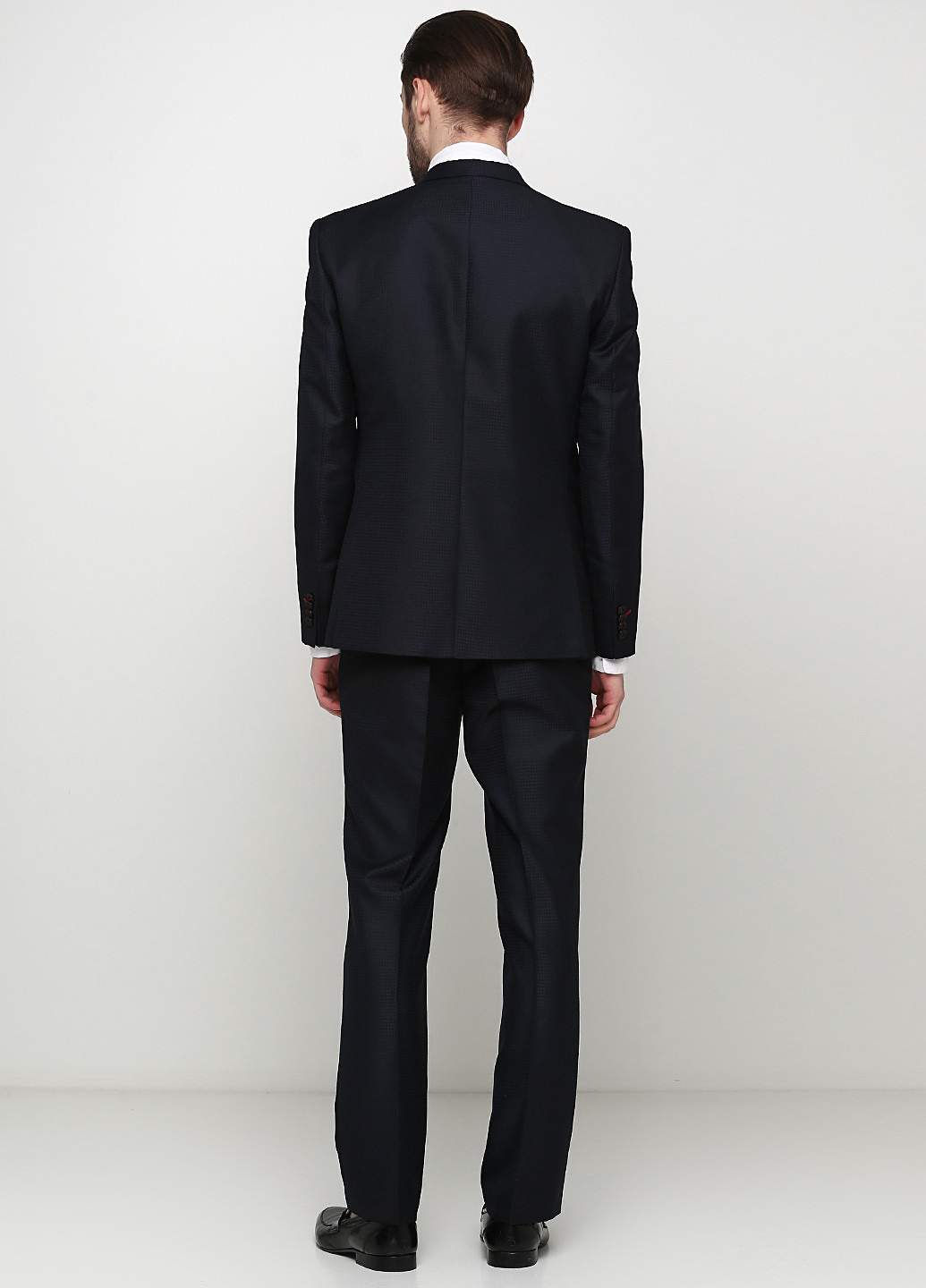 Чорний демісезонний костюм (піджак, штани) брючний Federico Cavallini