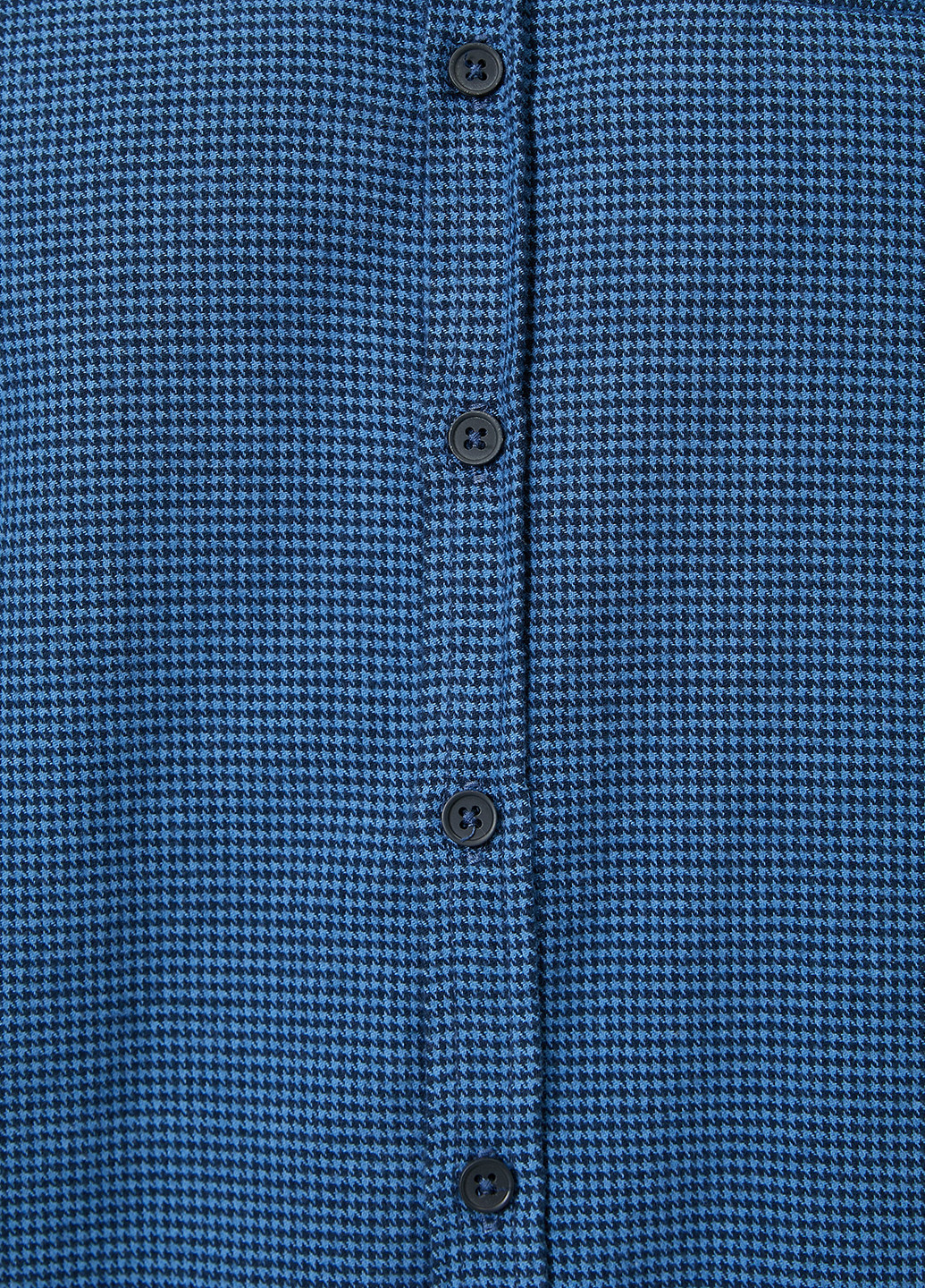 Синяя кэжуал рубашка в клетку KOTON