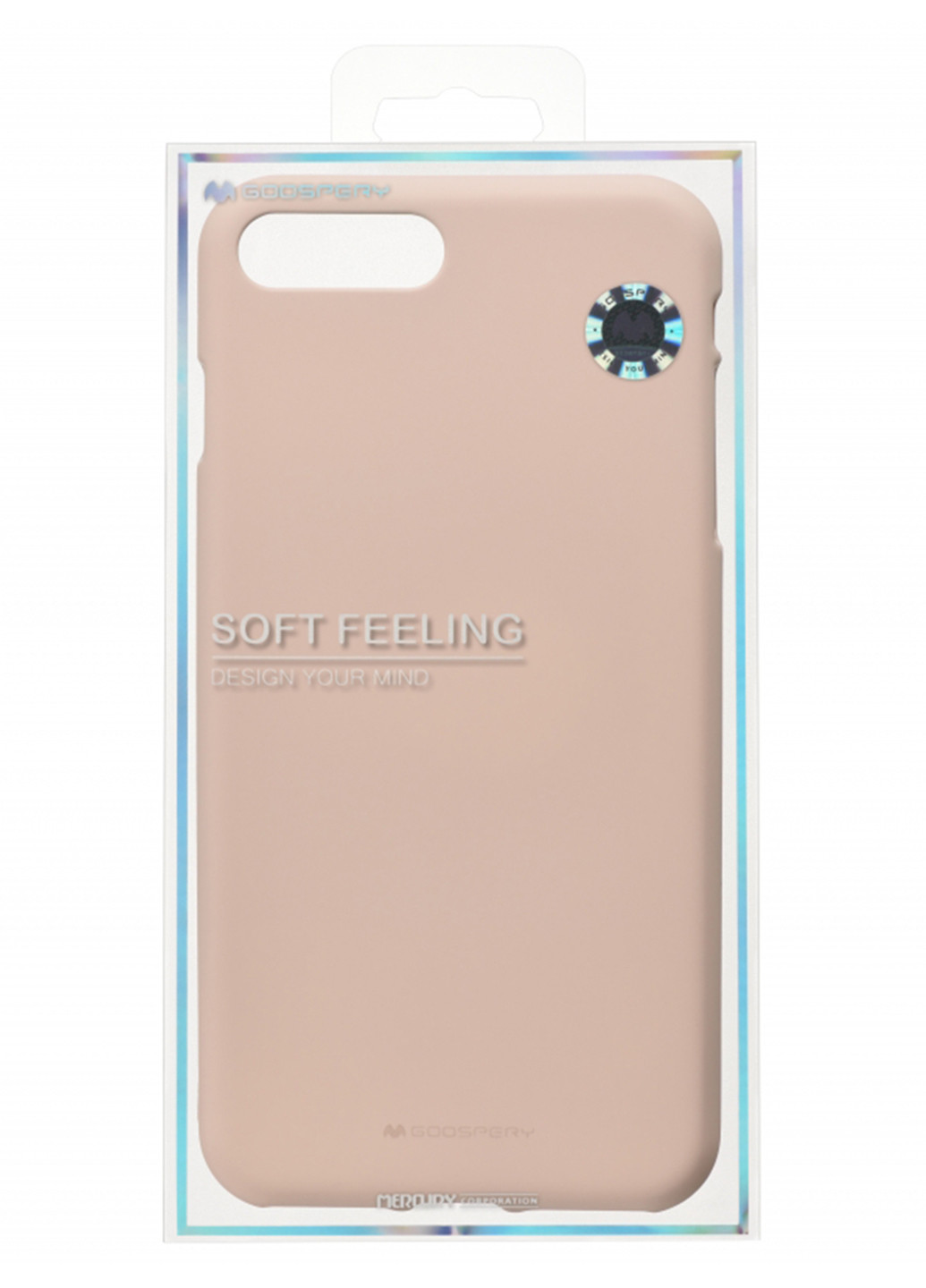 Чохол Goospery для apple iphone 7/8 plus. sf jelly. pink sand (132640369)