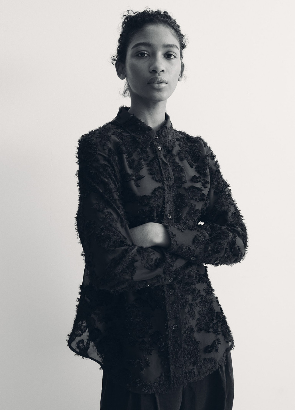 Чорна блуза H&M