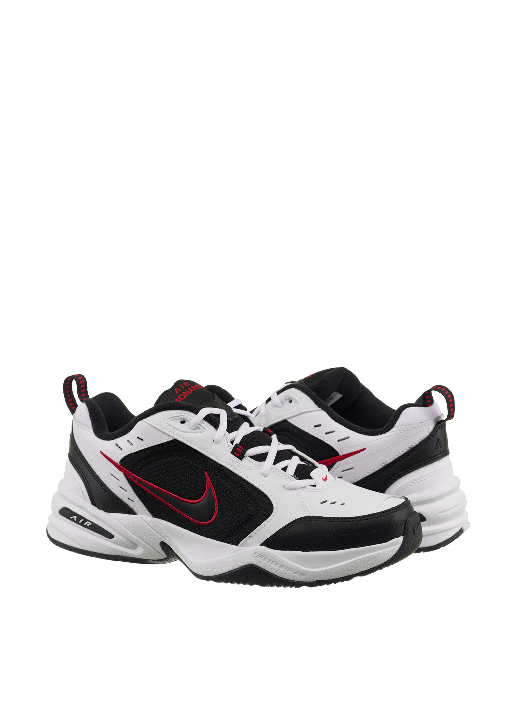 Черно-белые демисезонные кроссовки Nike AIR MONARCH IV