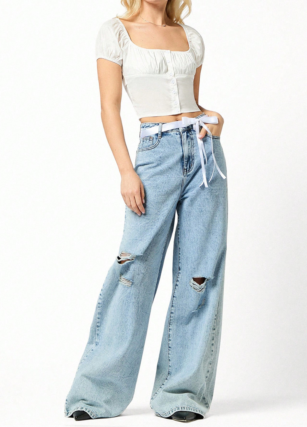 Біла блуза SHEIN