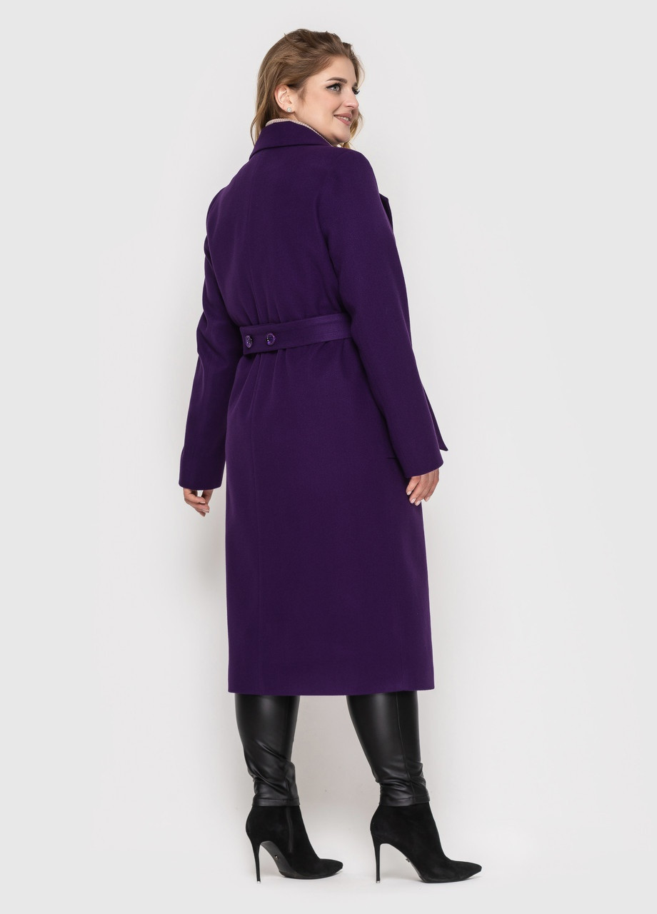 Фиолетовое демисезонное Пальто Muar Виола фиолетовый 0355 Vlavi