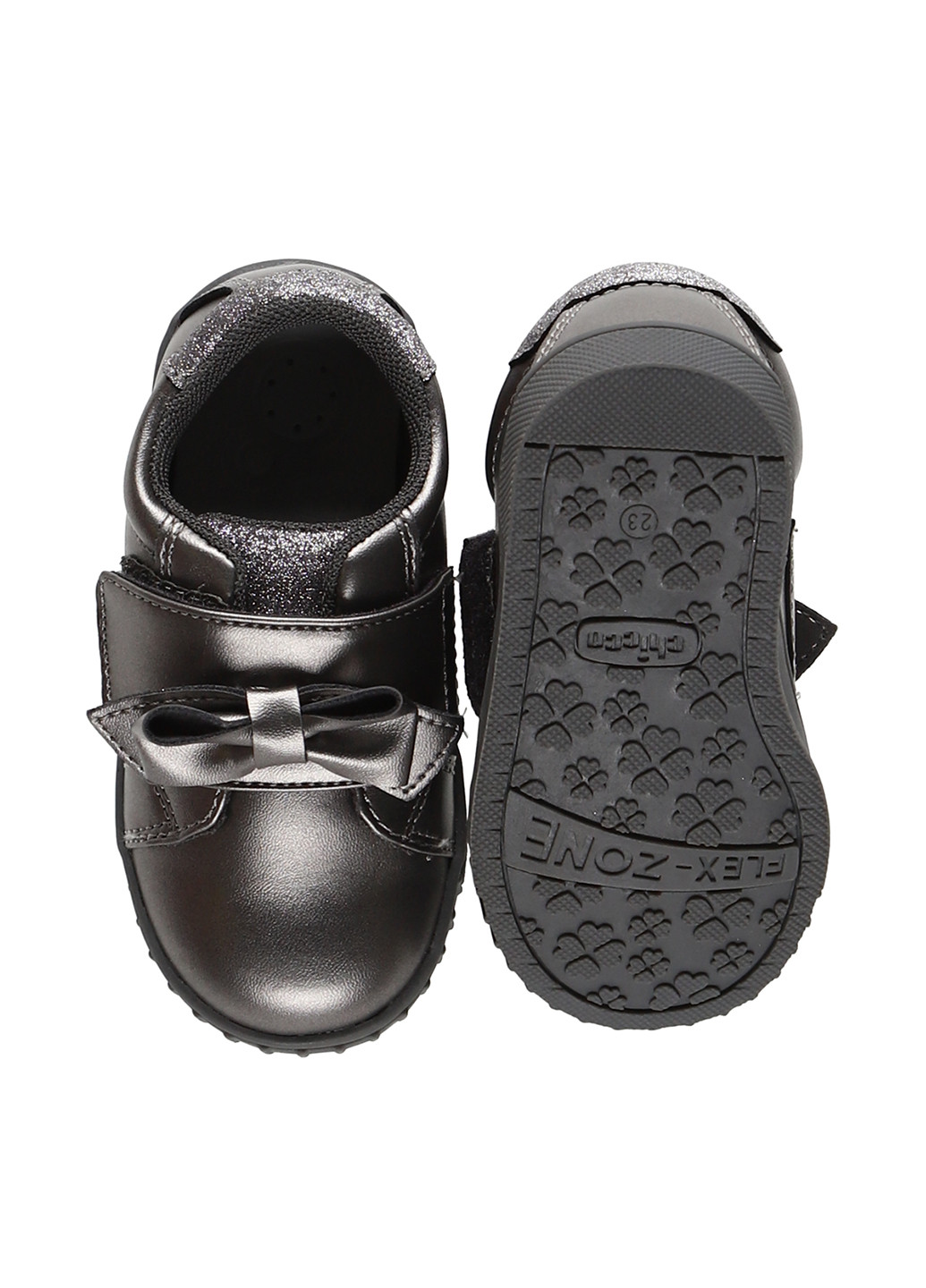 Графитовые туфли без каблука Chicco
