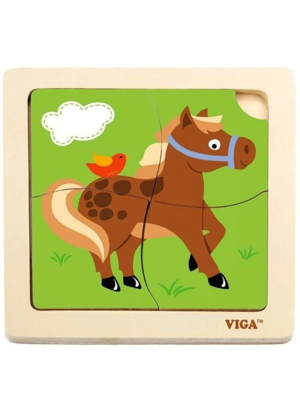 Пазл Кінь (51312) Viga Toys (249984506)